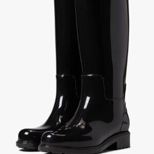 Melissa Fullness Rain Boots Black US Size 10